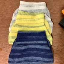 토이푸들옷 강아지 이너티 폴라 스트라이프, 네이비