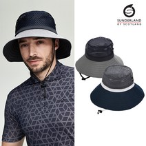[기타] 선덜랜드 남성 메쉬 벙거지 골프모자 - 16121CP43, 옵션:[색상사이즈] 네이비Free
