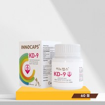 (오늘출발) 이노캡스 KD-9 60정 강아지 고양이 신장 건강 영양제, 이노캡스 KD-9(60정)