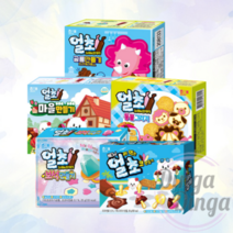 잇템 초콜렛만들기 해태 얼려먹는 초코 만들기 5종 8개, 얼려먹는초코 동물그리기 52g X