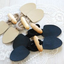 [러브원단] 더블코트&떡볶이단추 6color, 레드