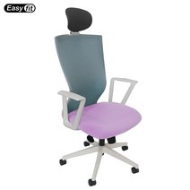 시디즈 듀오백 의자 호환용 좌판 커버 사무실 책상 의자 시트 보호 덮개 리폼 천갈이, 바이올렛