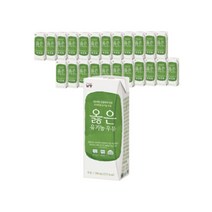 남양 옳은 유기농우유 동물복지 멸균 180ml 24개 팩