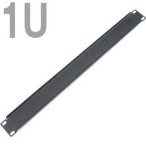 NETmate CYPN-1UBlack 허브랙 블랭크 판넬1U 블랙