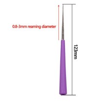 Reamer Burr Beading Hole Enlarger Tool For Diamond Puncher Pearl Glass Bead Craft DIY Jewelry Proces, [01] 123mm (1Pc)