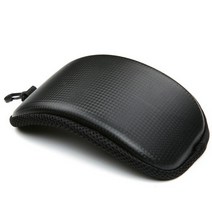스키장고글 스키 등산 Skiing Snowboard Glasses Eyewear Box Zipper Hard Case Bag Portable Ski Snow Gog, 02 Black