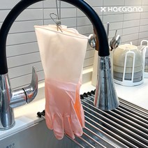 아이디어라떼 파스텔 고무장갑, 1개, 파스텔 고무장갑_핑크L