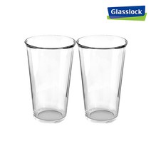 글라스락 강화유리컵+유리잔 2p 세트, 1개, 글라스락 에코 텀블러 500 2p