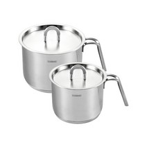 [쿡에버] Cook304 멀티팟 2종세트 (14+16cm), 상세 설명 참조