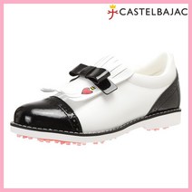 까스텔바작 여성 스파이크리스 리본 골프화_0BGCMGS702BK