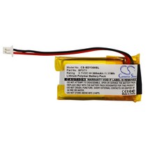 도그트라 BP37Y BP-37Y YS300 용 개 목걸이 배터리 바크 컨트롤 칼라 YS-300 300mAh, 01 Black