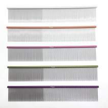 TAA 콤 애견미용 빗 강아지 미용 브러쉬 19 22cm, 핑크 22cm