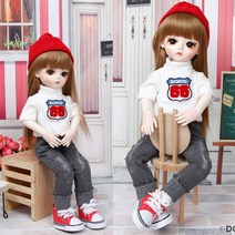 빨간모자 조안 어린이 유아 여아 구체 관절 구관 인형 여자 사람 옷입히기 옷갈아입히기 인형 장난감