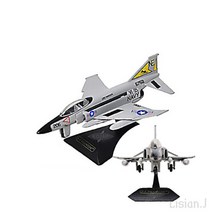 F-4 팬텀 2 전투기 다이캐스트 6살 남아 생일 선물 5살 남아 선물 전시용 전투기