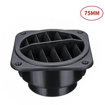 이동식 무시동 히터 차량용 캠핑 난로 자동차 액세서리 스테인레스 스틸 배기관 주차 연료, 75mm 공기 배출구