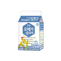 건국우유 가정배달 건국 오메가 수 알파 180ml 주5회/4주
