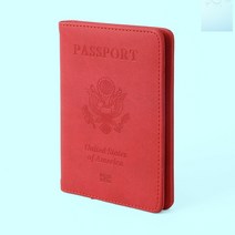 socean pu 가죽 여권 지갑 패스포트 커버 레드 티켓 지갑 여권 수첩 패스포트백 항공권 케이스 소형 사각 파우치 비