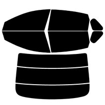 로톰 SM7 측후면 썬팅필름 DIY 셀프 열차단 썬팅지, SM7 2세대 (11-19), RTF-1S 25 (연함), 르노삼성
