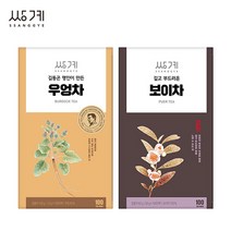 쌍계명차 김동곤명인이 만든 우엉차 100T +보이차 100T