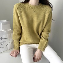 바이단미 여성용 스웨터 도톰 스카시 니트