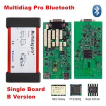 사진보정Multidiag Pro + TCS 싱글 보드 NEC 릴레이 9241A DS150 BT USB V2020.23/ V2017 R3 OBD2 코드 리, 01 B Version MU BT