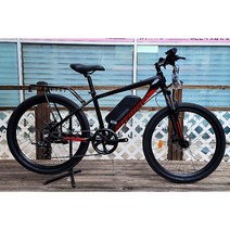[삼천리자전거 플러스샵] 팬텀 HX 삼천리 2023년 26인치 MTB 전기 자전거 7단 파스 / 스로틀 겸용 - 100% 완조립 배송 / 사은품 증정 / 헬멧 증정, 블랙 - 100%완조립 배송