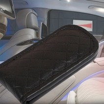 [KT알파쇼핑]장거리 운전 안전 벨트 사이즈 조절 가죽 클립 블랙