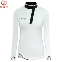 셀럽당 골프의류 봄여름 여성 속건 긴팔 래시가드 티셔츠 래쉬가드 스커트 세트