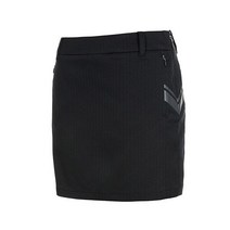 볼빅 여성 골프 스트라이프 큐롯 스커트 VLCUK311 BK