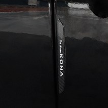 보보몰 디올뉴코나 스크래치 도어가드 옆차 문콕방지 실리콘 보호 커버 튜닝 용품, 블랙카본(4P)