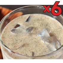6개 묶음 귀리 선식 미숫가루 쉐이크 토핑 건강식 아침식사대용 300g x