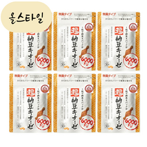 [해외] 사쿠라노모리 Nattokinase 나토키나제 초나토키나제 6000FU 6개 세트 낫또키나제 올스타일 일본직구, 30정
