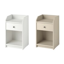 이케아 HAUGA 하우가 침대협탁, 화이트_804.889.64