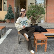 로렌스 코듀로이 와이드 팬츠 68028 빅사이즈 여성의류