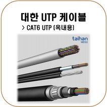 대한전선 CAT6 UTP 케이블 4P 300m 1box (옥내용), 블루