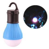 캠핑등 전등 캠핑용조명 무드등 테라스조명 차박전구 텐트조명 휴대용 3 led 캠핑 라이트 배터리 작동 텐트 조명 방수 비상 랜턴 전구 하이킹, 푸른