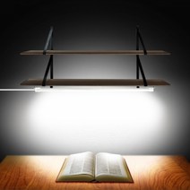 5V USB 스위치&터치 자석 LED바 간접조명 독서등 진열장 주방등 캠핑등 다용도, 듀얼스위치 52cm-3색(스위치조절)