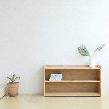 그린웨이브 어린이집 유치원 원목 2단 막힘형 교구장