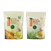 청오 유기농 발아 옥수수차 보리차(티백) 10g x 15개입, 유기농 발아 옥수수차(티백) 150g