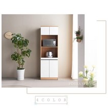20평 30평대 높은 주방가구 밥솥 렌지대 레인지대, 색상_오크화이트, 오크화이트