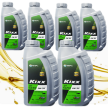 킥스 KIXX D1 C2/C3 5W30 1L x6개 DPF 디젤엔진오일