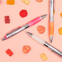 말랑한 흔들어쓰는 알파겔 흔들 필기 고급 샤프0.5mm, 옐로그린