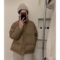 덕 다운 패딩 여성 명품 고급스런 빅사이즈 오리털 점퍼 숏패딩 경량 슬림핏