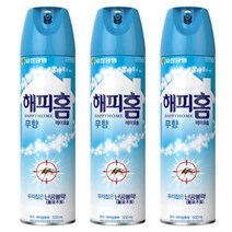 유한양행 해피홈 무향 에어로솔 500ml 3개, 상품선택