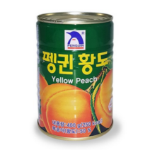 펭귄 황도 슬라이스 400g X 24개입 (박스)