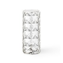 HK 플라워 크리스탈 LED 충전식 무선 무드등, RGB컬러