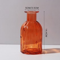 파티룸 렌탈스튜디오 꽃병 INS Nordic Colored Glass Vase Flower arrangement hydroponics ball glass art flower war, [04] 라이트 그레이
