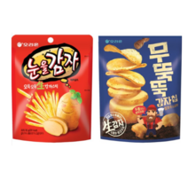 오리온 무뚝뚝감자칩 60g x 6p + 눈을감자 56g x 6p, 25세트