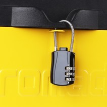 와이어자물쇠 열쇠 철문점 숫자 잠금쇠 번호키 옷장 시건장치, 와이어자물쇠블랙