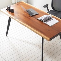 100% 수작업 우레탄도장 우드슬랩 CEO책상 아들방, 월넛